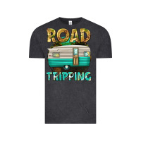 Vintage Black road tripping Vintage Tee - texasbilliewilder