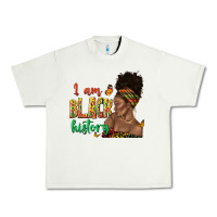 Pistachio i am black history afro black woman juneteenth Urban Heavy Tee - texasbilliewilder