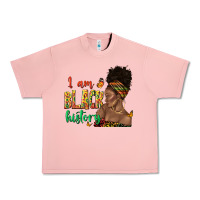 Salmon i am black history afro black woman juneteenth Urban Heavy Tee - texasbilliewilder