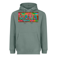 Sage mama tie dye license plate template Heavyweight Hoodie - Artiststas