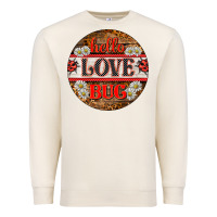 Sandshell hello love bug ladybug ornament Premium Sweatshirt - BarkalooDesign