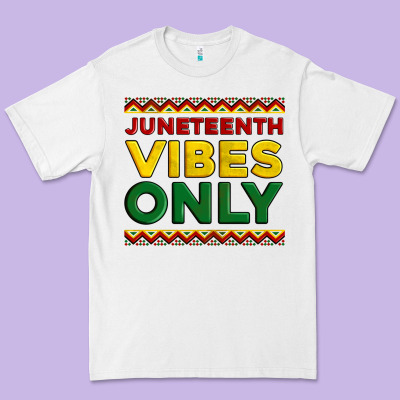 Juneteenth Vibes Only Premium Tee Designed By Artiststas