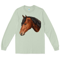 Matcha horse Long Sleeve Tee - RanaPortraitStore