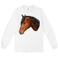 White horse Long Sleeve Tee - RanaPortraitStore