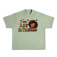 Oil Green i am black history afro girl Urban Heavy Tee - texasbilliewilder