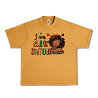 Peanut Butter i am black history afro girl Urban Heavy Tee - texasbilliewilder