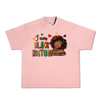 Salmon i am black history afro girl Urban Heavy Tee - texasbilliewilder