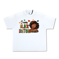White i am black history afro girl Urban Heavy Tee - texasbilliewilder