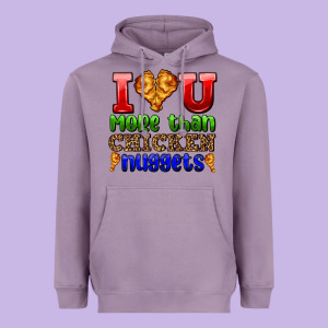 I Love You More Than Chicken Nuggets Heavyweight Hoodie Designed By Adodesignshop