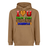 Toasted Coconut i love you more than chicken nuggets Heavyweight Hoodie - AdoDesignShop