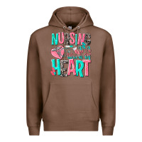 Chestnut nursing is a work of heart Premium Hoodie - NancyCooperArtShop