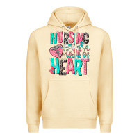 Pina Colada nursing is a work of heart Premium Hoodie - NancyCooperArtShop