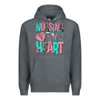 Rock nursing is a work of heart Premium Hoodie - NancyCooperArtShop
