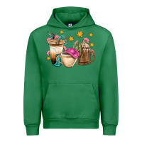 Emerald Western Cowgirl Coffee Cup Bbs Urban Hoodie - BundleAndBundleShop