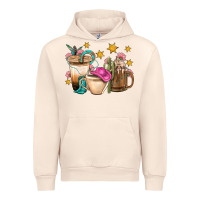 Sandshell Western Cowgirl Coffee Cup Bbs Urban Hoodie - BundleAndBundleShop