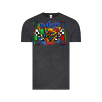 Vintage Black autism mom checkered flag Vintage Tee - Zillion Design Studio