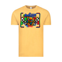 Vintage Mustard autism mom checkered flag Vintage Tee - Zillion Design Studio