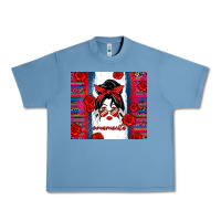 Pebble Blue mamacita serape Urban Heavy Tee - Zillion Design Studio