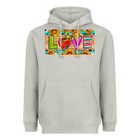 Moon Dust love and sunflower with pen and apple license plate template Heavyweight Hoodie - Artiststas