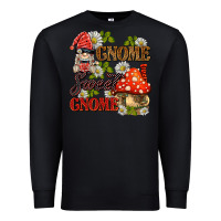 Black gnome sweet gnome Premium Sweatshirt - BarkalooDesign