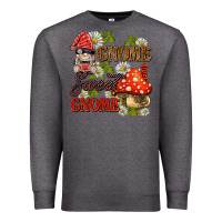 Charcoal Heather gnome sweet gnome Premium Sweatshirt - BarkalooDesign