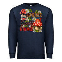 Navy gnome sweet gnome Premium Sweatshirt - BarkalooDesign