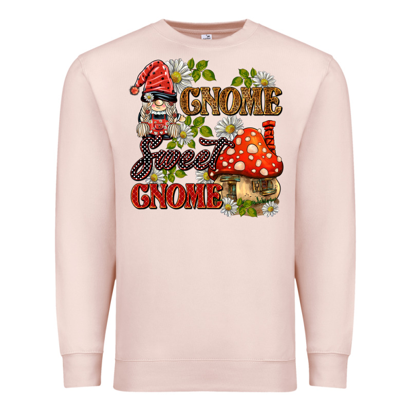 Gnome Sweet Gnome Premium Sweatshirt by BarkalooDesign | Teevron