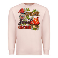 Pale Pink gnome sweet gnome Premium Sweatshirt - BarkalooDesign
