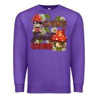 Purple gnome sweet gnome Premium Sweatshirt - BarkalooDesign
