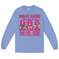 Colony Blue Breast Cancer Warrior Gnomes Long Sleeve Tee - texasbilliewilder