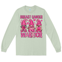 Matcha Breast Cancer Warrior Gnomes Long Sleeve Tee - texasbilliewilder