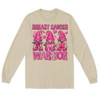 Mushroom Breast Cancer Warrior Gnomes Long Sleeve Tee - texasbilliewilder