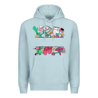 Blue Mist custom name nurse Premium Hoodie - NancyCooperArtShop