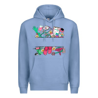 Colony Blue custom name nurse Premium Hoodie - NancyCooperArtShop