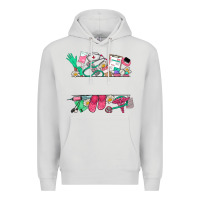 Dove Grey custom name nurse Premium Hoodie - NancyCooperArtShop
