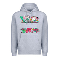 Heather Grey custom name nurse Premium Hoodie - NancyCooperArtShop
