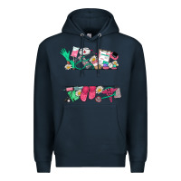 Navy custom name nurse Premium Hoodie - NancyCooperArtShop