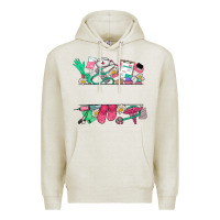 Oatmeal Heather custom name nurse Premium Hoodie - NancyCooperArtShop