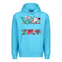 Ocean Blue custom name nurse Premium Hoodie - NancyCooperArtShop