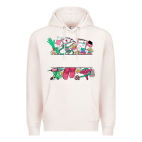 Pale Pink custom name nurse Premium Hoodie - NancyCooperArtShop