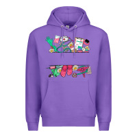 Purple custom name nurse Premium Hoodie - NancyCooperArtShop