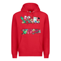 Red custom name nurse Premium Hoodie - NancyCooperArtShop