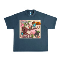 Midnight Navy yeehaw western Urban Heavy Tee - Zillion Design Studio