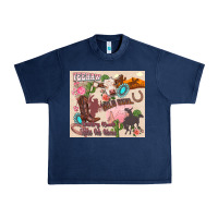 Navy yeehaw western Urban Heavy Tee - Zillion Design Studio