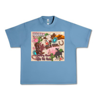 Pebble Blue yeehaw western Urban Heavy Tee - Zillion Design Studio