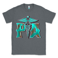 Charcoal Heather physician medical symbol assistant nurse Classic Tee - BarkalooDesign