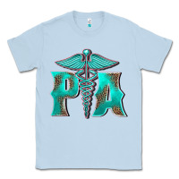 Dusty Blue physician medical symbol assistant nurse Classic Tee - BarkalooDesign
