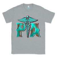 Heather Grey physician medical symbol assistant nurse Classic Tee - BarkalooDesign