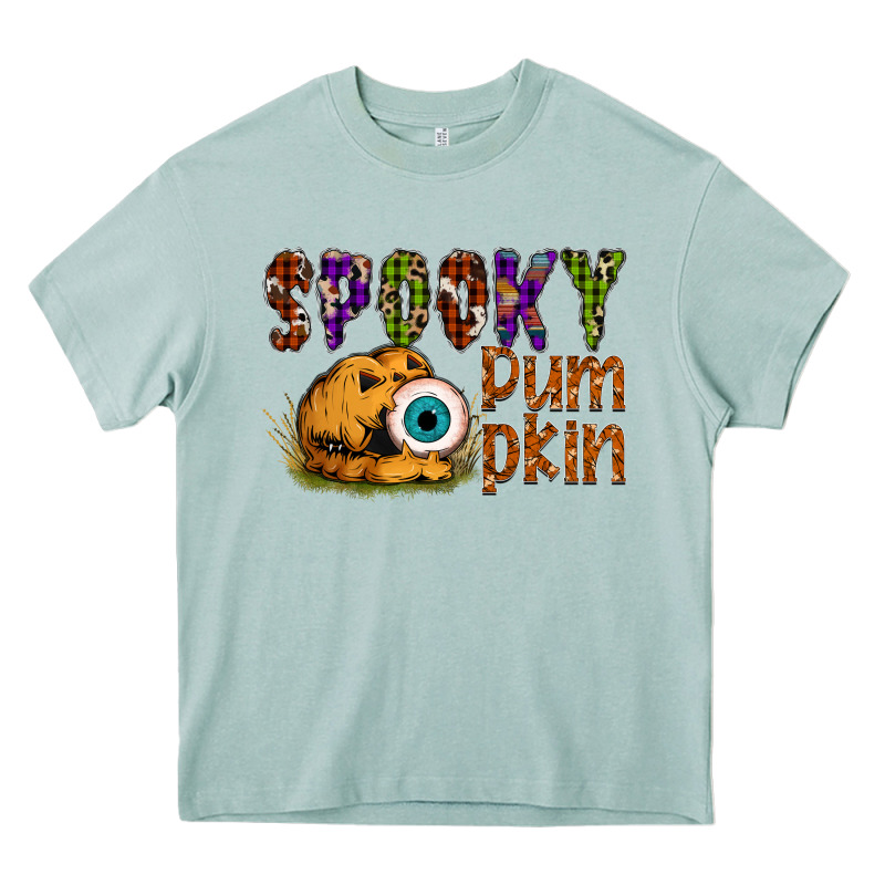 Spooky Pumpkin Heavy Core Tee by SublimationCraftShop | Teevron