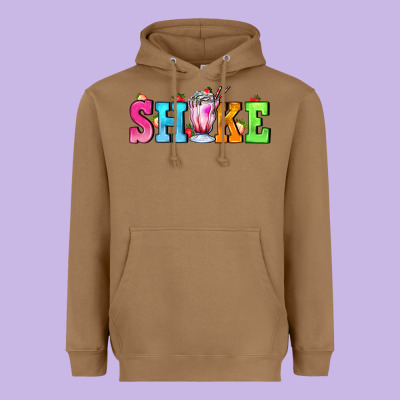 Shake With Milkshake Heavyweight Hoodie Designed By Adodesignshop